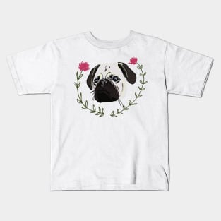 Pug Face Kids T-Shirt